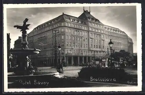 AK Bratislava, Hotel Savoy