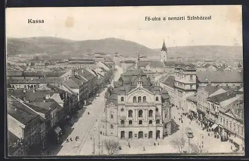 AK Kassa, Fö-utca a nemzeti Szinházzal