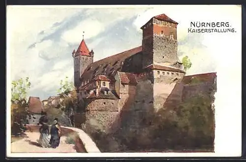 Künstler-AK Nürnberg, Kaiserstallung