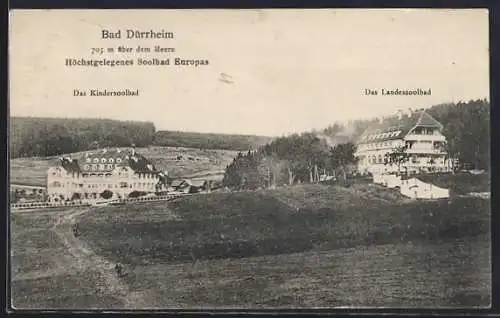 AK Bad Dürrheim, Kindersolbad und Landessolbad