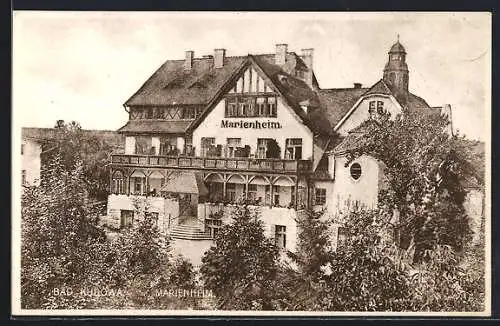 AK Bad Kudowa, Blick auf das Marienheim