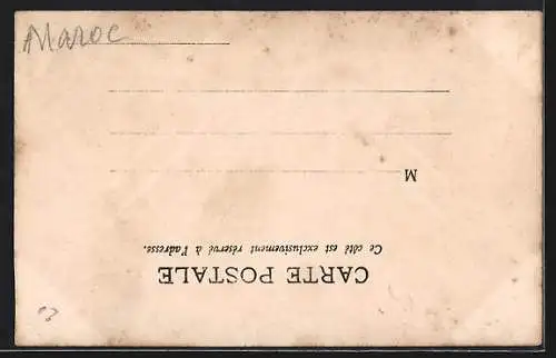 Foto-AK RPH Nr. 101-3067: Junge Frau mit Kopftuch und ein junger Mann