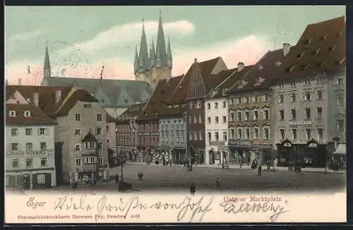 AK Eger, Apotheke auf dem unteren Marktplatz