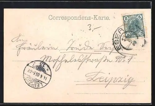 AK Eger, Apotheke auf dem unteren Marktplatz