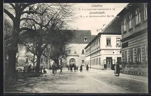 AK Josefstadt / Josefov / Jaromer, K. u. k. Garnisionsspital No. 12
