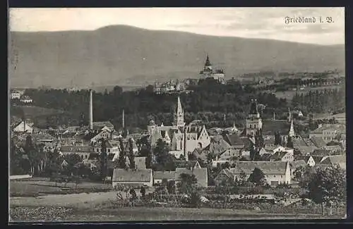 AK Friedland / Frydlant, Gesamtansicht