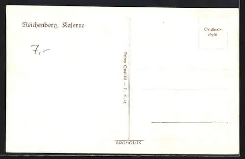 AK Reichenberg / Liberec, Kaserne