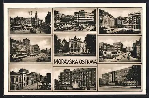 AK Moravska Ostrava, Ortspartien, Strassenbahn