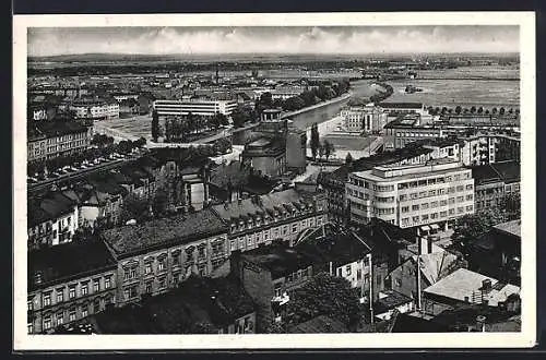 AK Hradec Králové, Panorama mit Strassenpartie