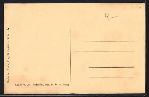 AK Prag, alter Judenfriedhof