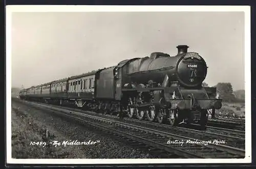AK British Railways, The Midlander, Britische Eisenbahn, Lok 45688