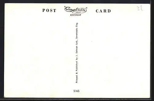 AK Englische Eisenbahn The Devon Belle 35025, British Railways