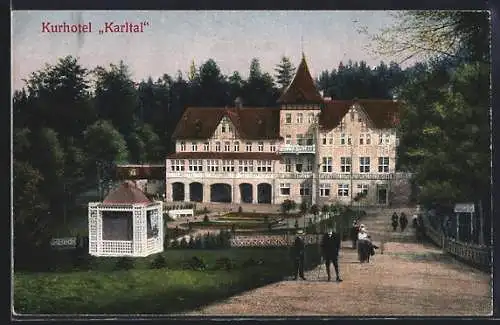 AK Karltal, Wegpartie am Kurhotel