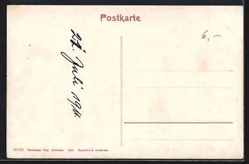 AK Franzensbad, Kaiserstrasse