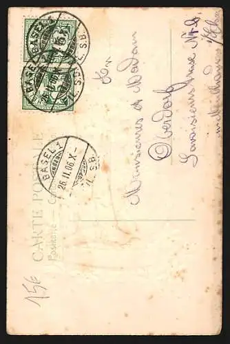 Künstler-AK Schweiz, A Toi, Patrie!, Helvetia mit Wappen, Edelweiss