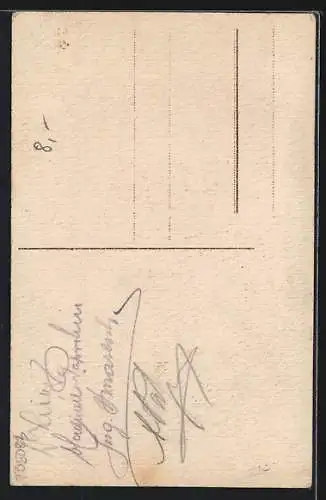 AK Jindrichuv Hradec, Ausstellung 1925, Briefmarkenmotiv mit Stempel