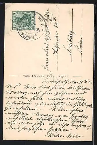 AK Friedrichsruh, Porträt von Fürst Otto v. Bismarck, Gruftkapelle, Hirschgruppe