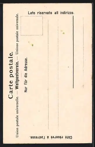 AK Reichenbach-Bahn auf einer Brücke an einem Wasserfall