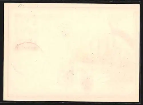 Künstler-AK Differdange, Philatelia Differdange 1945, Centre de la Résistance Luxembourgeoise