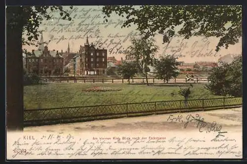 AK Kiel, Am kleinen Kiel mit Blick nach der Falkstrasse