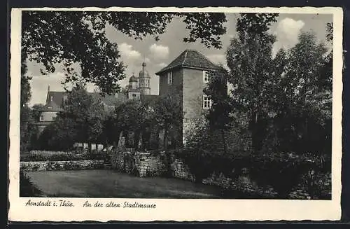 AK Arnstadt, An der alten Stadtmauer
