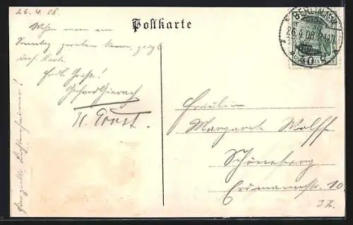 AK Berlin, Gasthaus Pichelsteiner Krug, Friedrichstrasse 94, Bes. Franz Dolinski