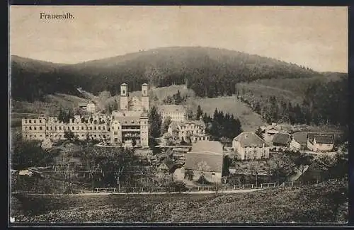 AK Frauenalb, Blick auf den Ort