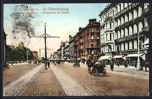 AK St.-Petersbourg, Perspective de Nevsky