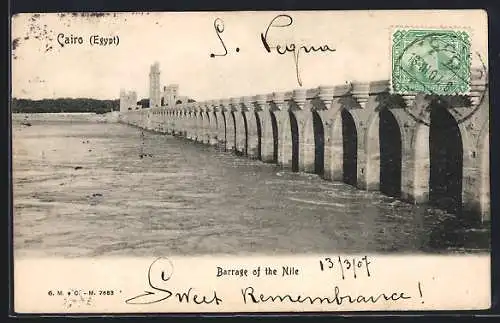AK Cairo, Barrage of the Nile