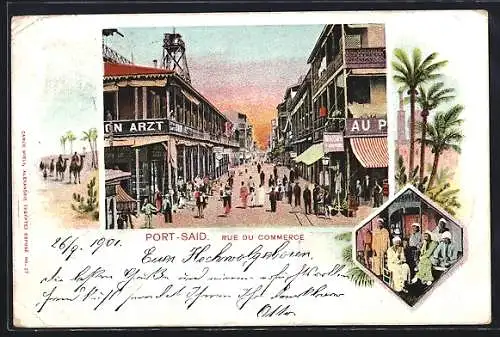 AK Port-Said, Rue du Commerce