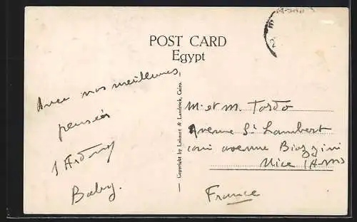 AK Port-Said, Post Office and Hotel de la Poste