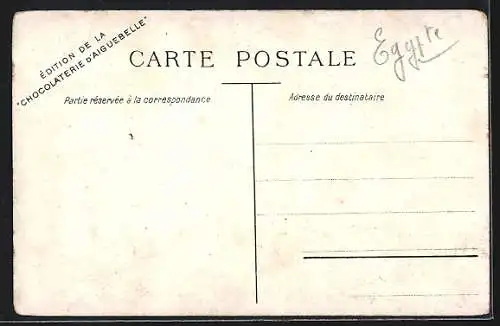 Künstler-AK Alexandrie, Chocolate D Aiguebelle