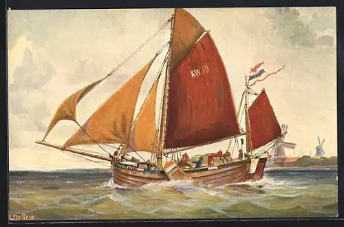 Künstler-AK Christopher Rave: Holländische Bom, 1907