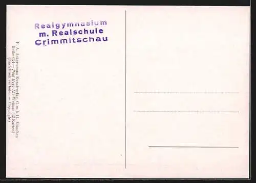 Künstler-AK P. Hey: Goethes Gartenhaus in Alt-Weimar