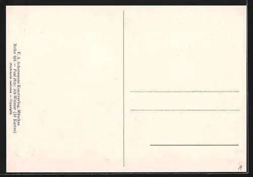 Künstler-AK P. Hey: Weimar, Hof im Witten-Palais