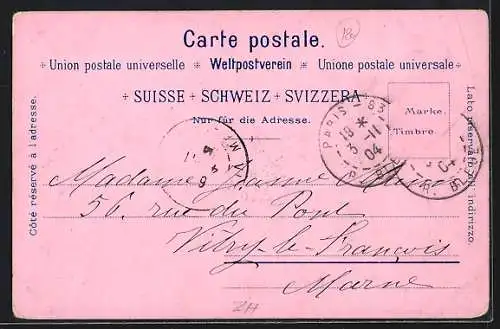 Lithographie Zürich, Uetliberg, Restaurant und Hotel Annaburg