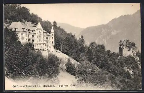 AK Wilderswil bei Interlaken, Schloss Hotel