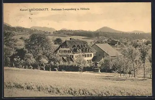 AK Abendsmatt, Blick auf das Kurhaus