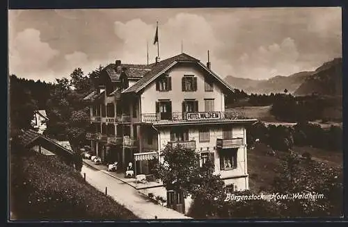 AK Bürgenstock, Das Hotel Waldheim