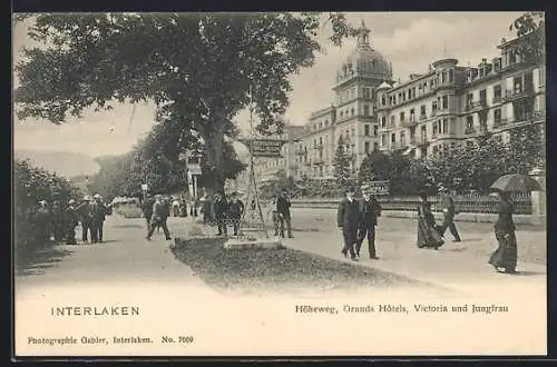 AK Interlaken, Höheweg, Grands Hotels, Victoria und Jungfrau