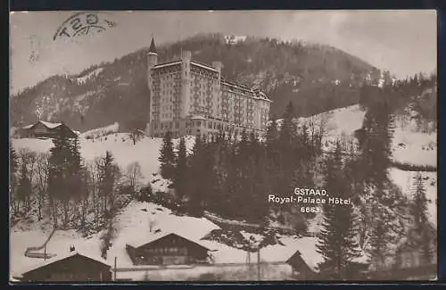 AK Gstaad, Royal Palace-Hotel im Winter