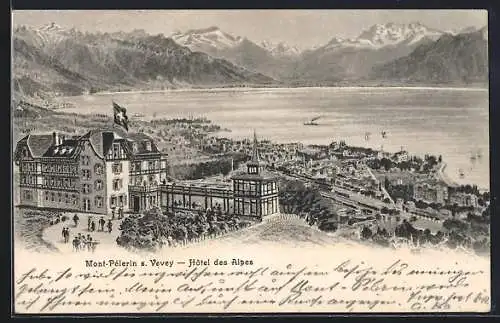 AK Mont-Pelerin, Hotel des Alpes