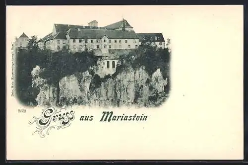 AK Mariastein, Ansicht des Klosters