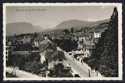 AK Peseux, Peseux et vue sur Corcelles