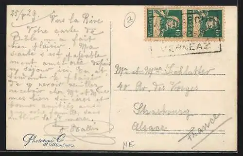 AK Vaumarcus, Vue sur St. Aubin depuis Vaumarcus