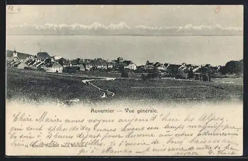 AK Auvernier, Vue generale