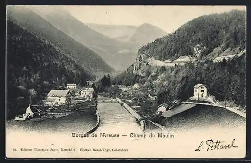 AK Champ du Moulin, Gorges de l`Areuse
