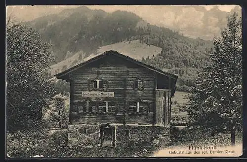 AK Flühli-Ranft, Geburtshaus des seligen Bruder Klaus