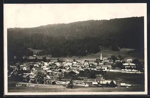 AK Buttes, Teilansicht mit Strassenpartie