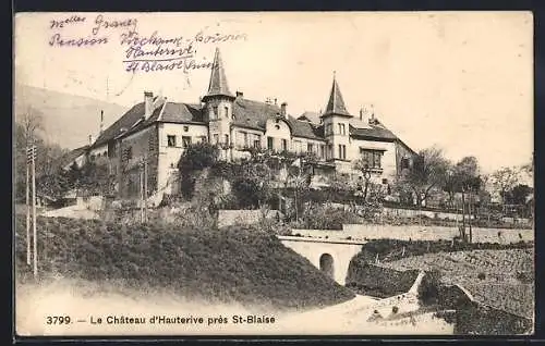 AK Hauterive /NE, Le Château d`Hauterive